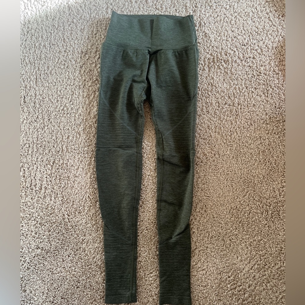 Alphalete leggings dark green  - XS